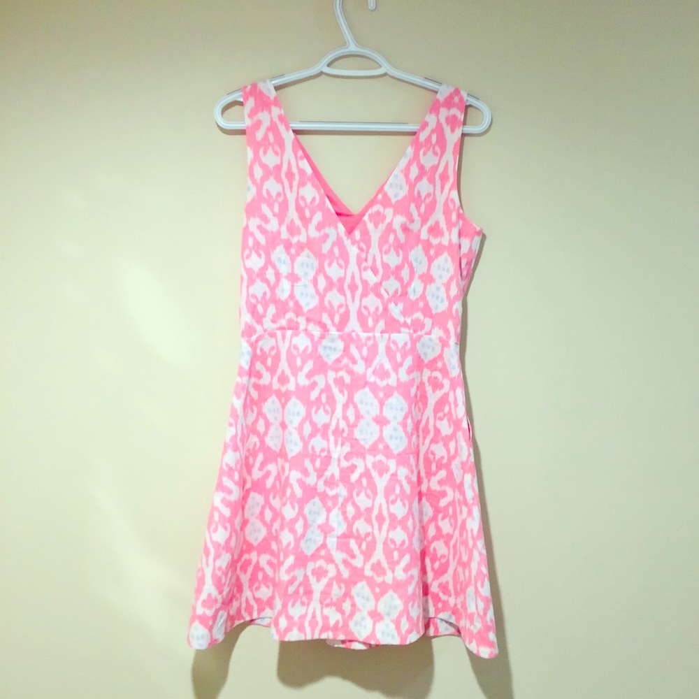 GAP Ladies 100% linen pink sleeveless dress